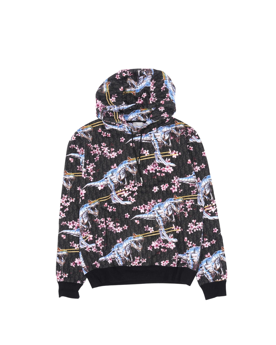 トップス Dior HOMME DIOR HOMME X SORAYAMA FLORAL DINOSAUR PRINT OBLIQUE HOODIE