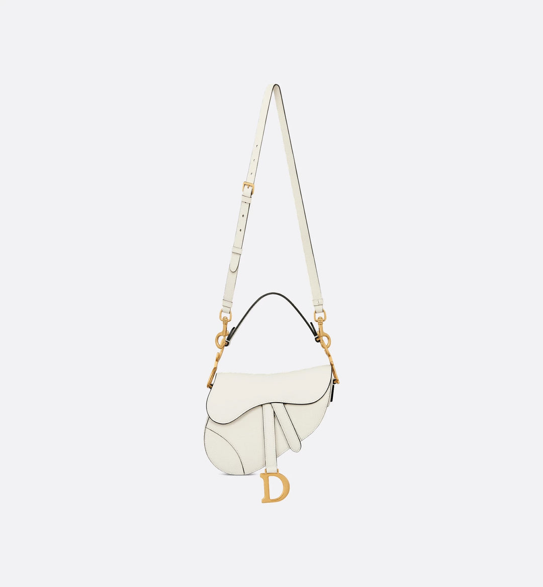 DIOR CALFSKIN LEATHER MINI SADDLE BAG WITH A STRAP