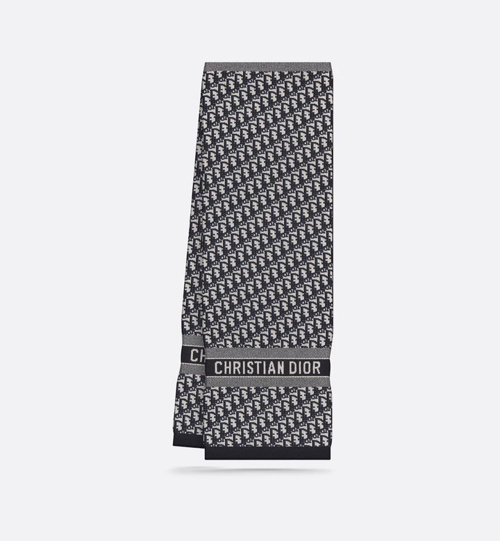 DIOR OBLIQUE CASHMERE WOOL BLEND SCARF – Caroline's Fashion Luxuries