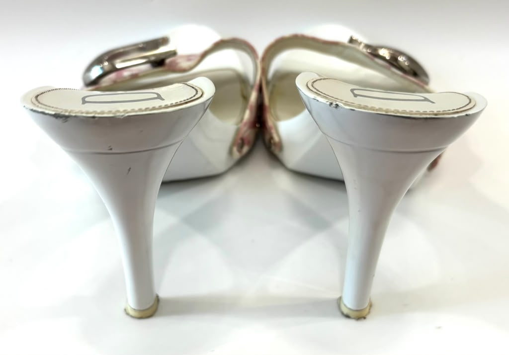 DIOR OBLIQUE CD LOGO HEELED MULES