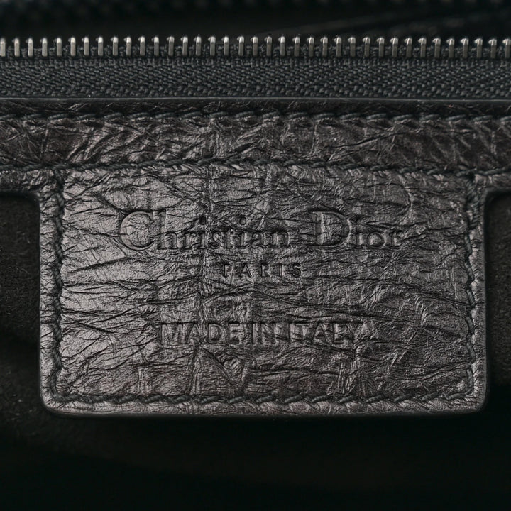 DIOR ULTRA MATTE LADY D-SIRE MACROCANNAGE CRINKLED CALFSKIN LARGE TOTE
