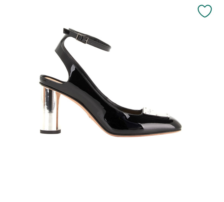 DIOR LA PARISIENNE PATENT CALF LEATHER PUMPS
