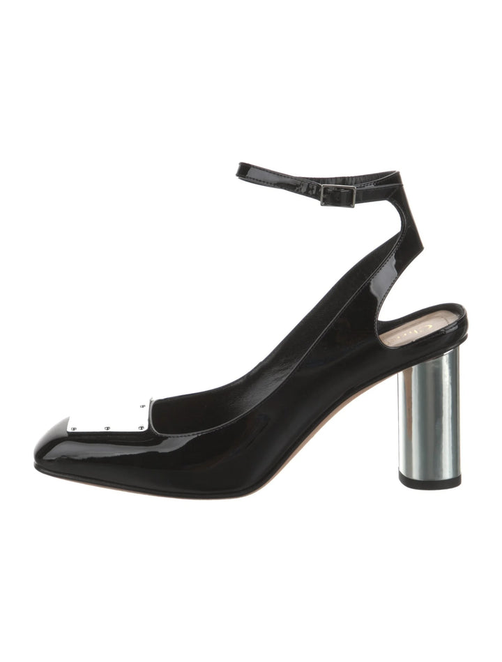 DIOR LA PARISIENNE PATENT CALF LEATHER PUMPS
