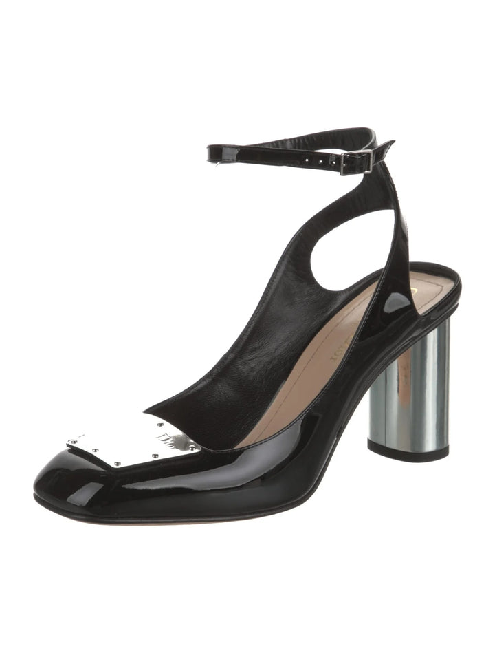 DIOR LA PARISIENNE PATENT CALF LEATHER PUMPS