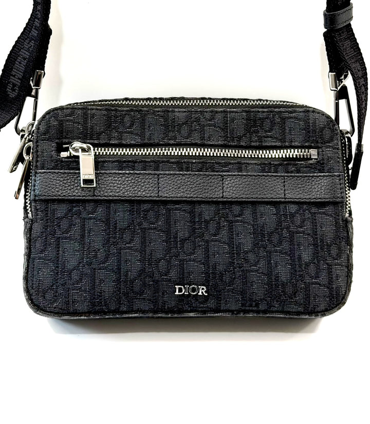 DIOR HOMME OBLIQUE SAFARI MESSENGER BAG