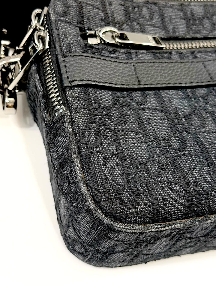 DIOR HOMME OBLIQUE SAFARI MESSENGER BAG