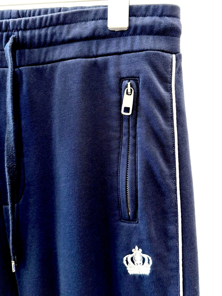 DOLCE &amp; GABBANA CROWN PATCH TRACKSUIT BOTTOMS