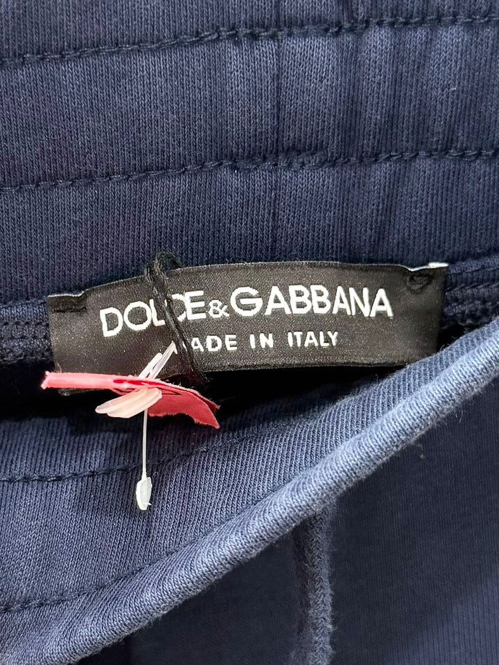 DOLCE &amp; GABBANA CROWN PATCH TRACKSUIT BOTTOMS