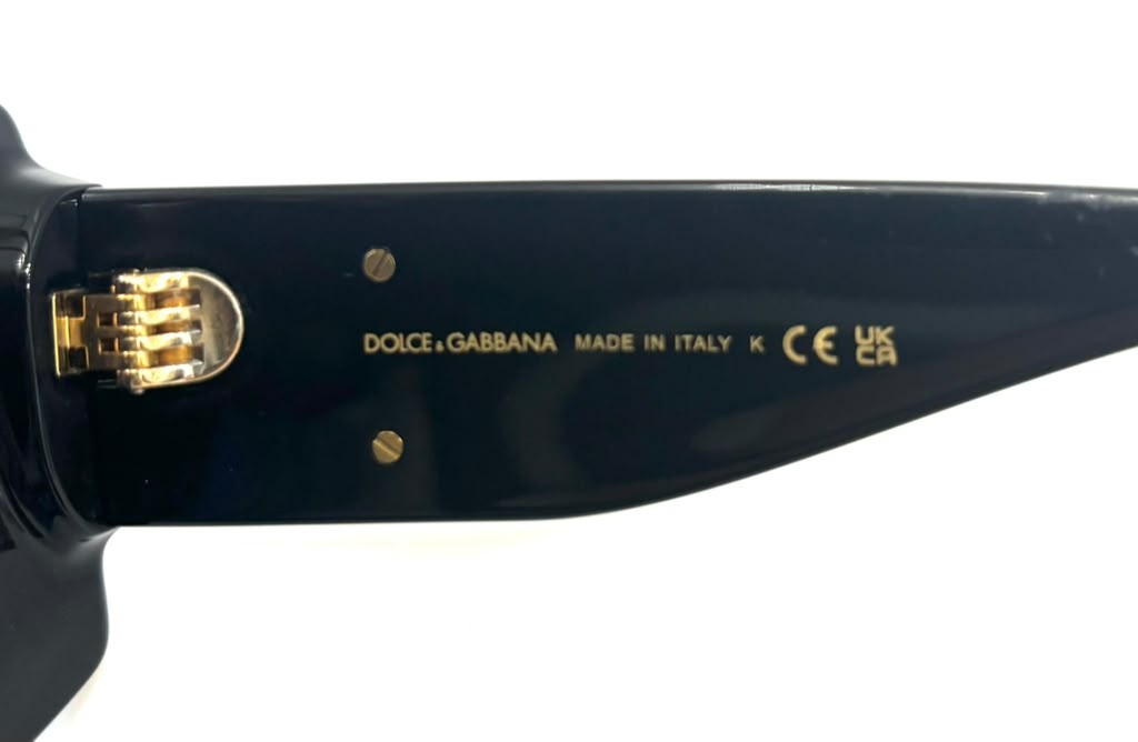 DOLCE &amp; GABBANA DG4501 DG GRIFFE RECTANGLE SUNGLASSES