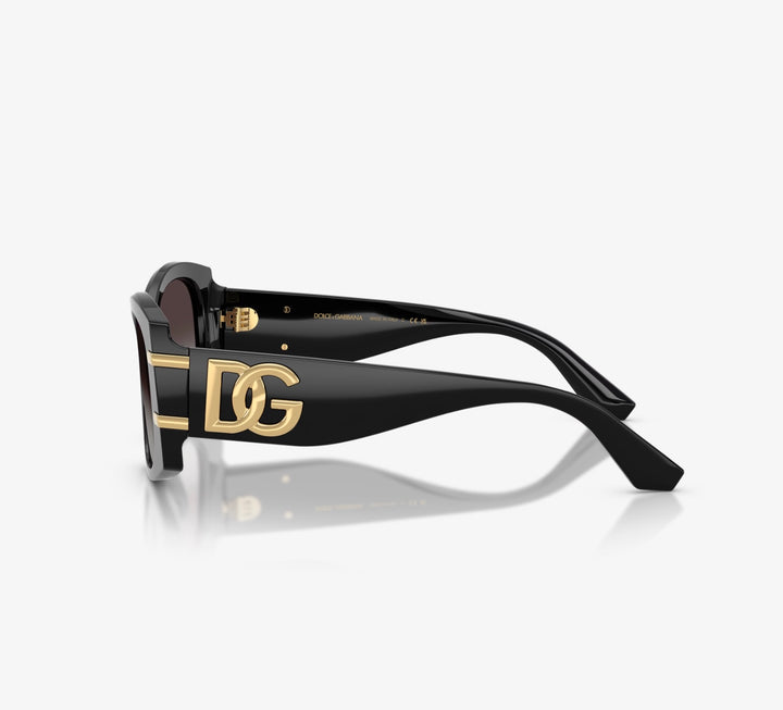 DOLCE &amp; GABBANA DG4501 DG GRIFFE RECTANGLE SUNGLASSES