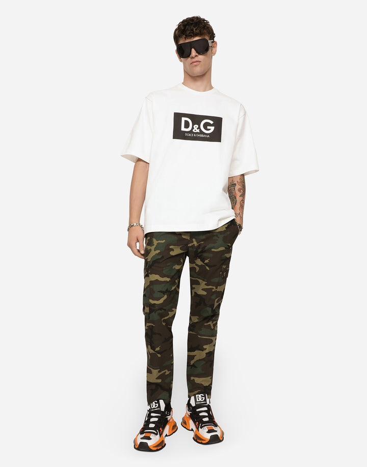 DOLCE &amp; GABBANA OVERSIZED LOGO T-SHIRT