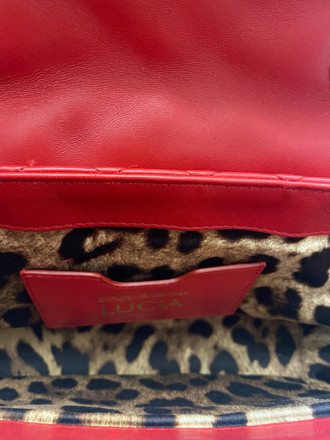 DOLCE &amp; GABBANA STUDDED QUILTED LEATHER SHOULDER BAG