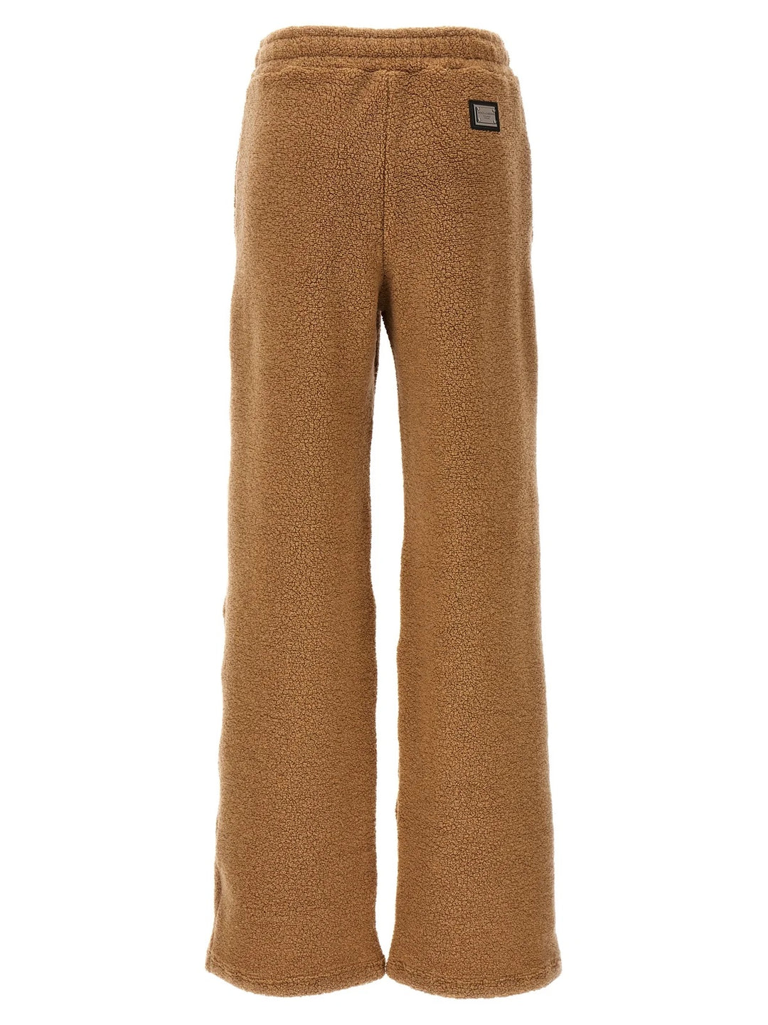 DOLCE &amp; GABBANA LOGO PLAQUE TEDDY PANTS