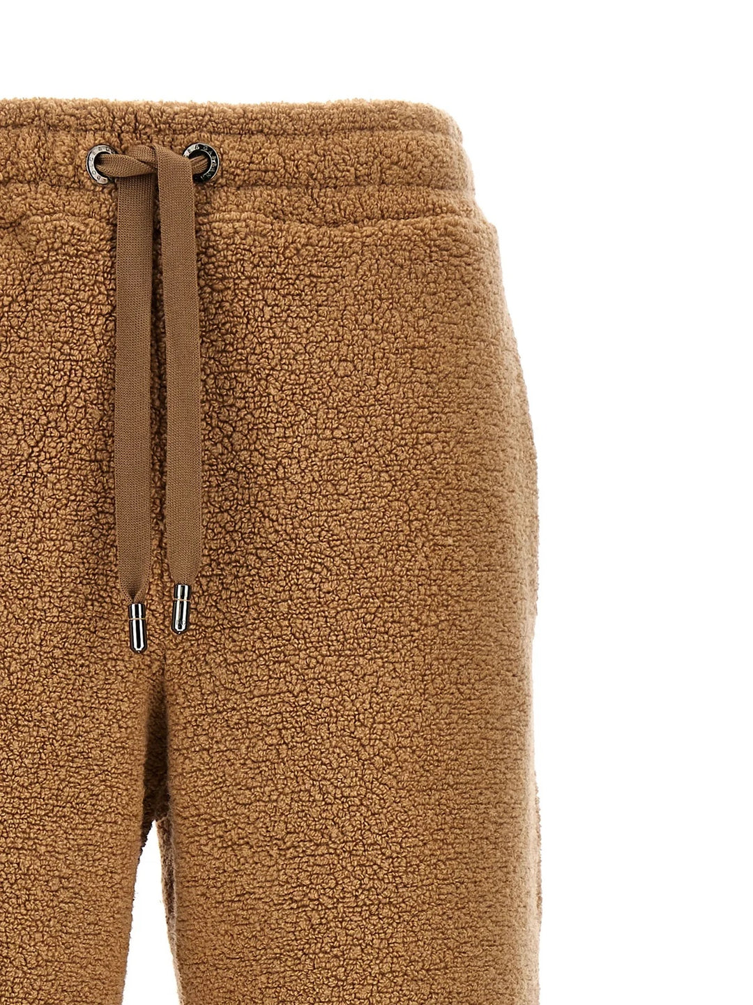 DOLCE &amp; GABBANA LOGO PLAQUE TEDDY PANTS