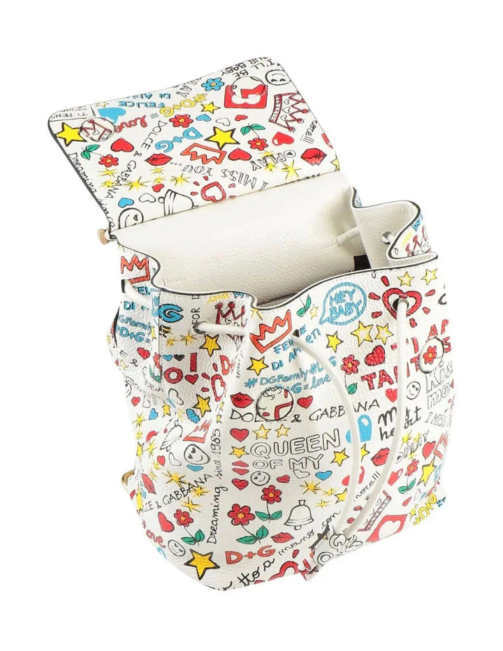 DOLCE &amp; GABBANA SICILY DG LOVE TRAVEL LEATHER BACKPACK