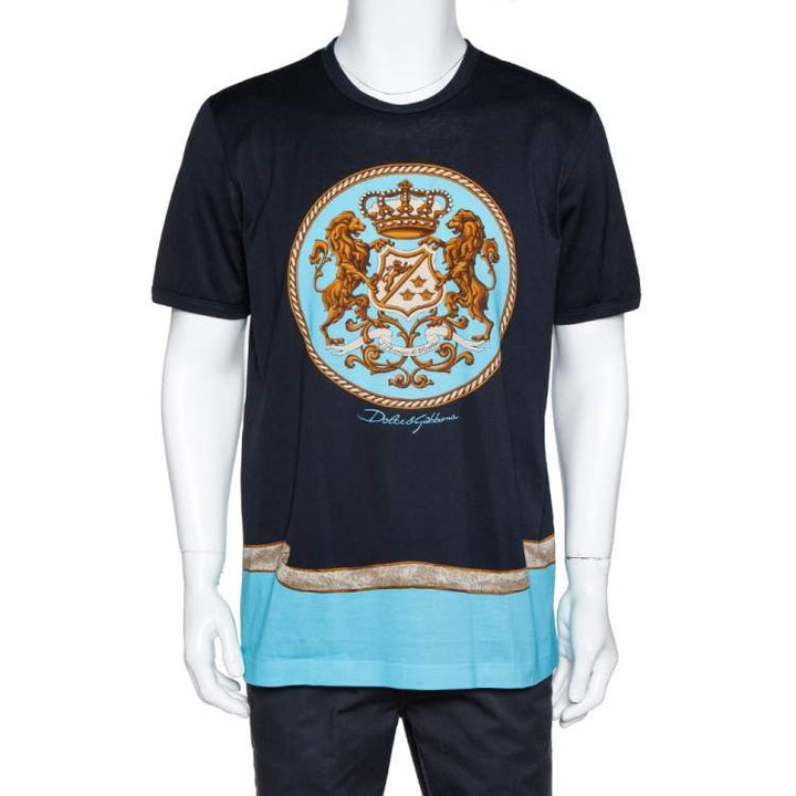 DOLCE &amp; GABBANA PRINCIPI DI SICILIA PRINT T-SHIRT