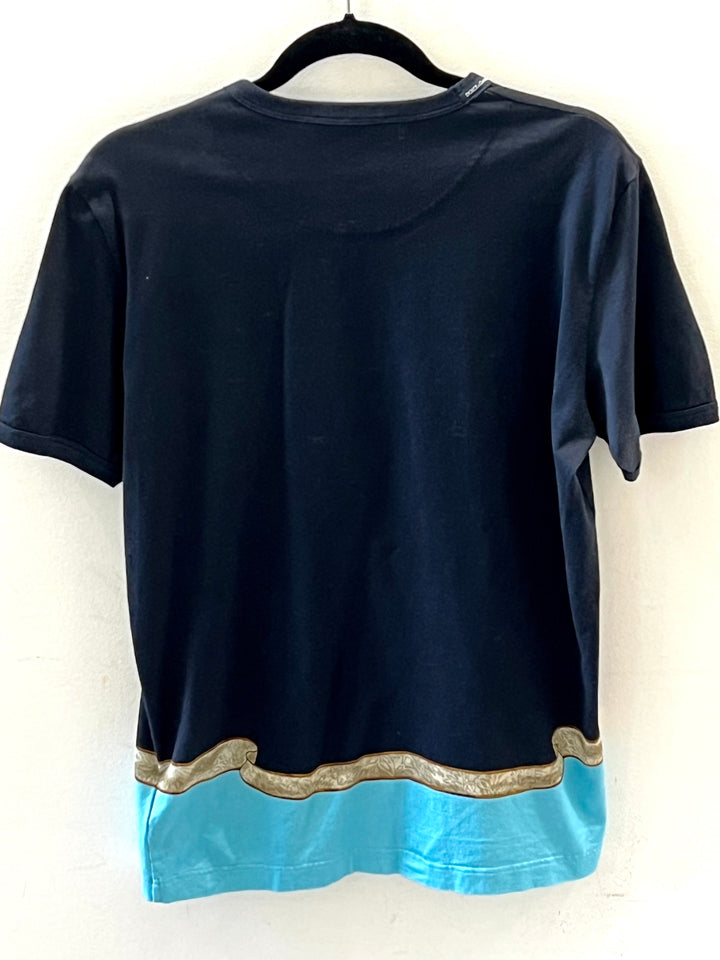DOLCE &amp; GABBANA PRINCIPI DI SICILIA PRINT T-SHIRT