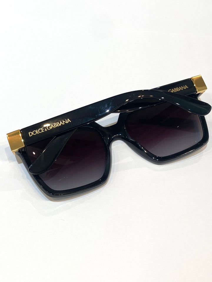 DOLCE &amp; GABBANA GRADIENT SQUARE SUNGLASSES
