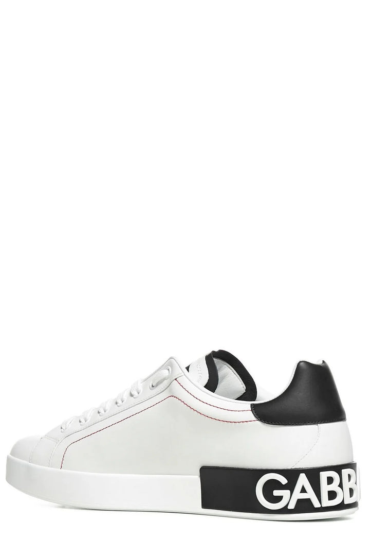 DOLCE &amp; GABBANA PORTOFINO LOW TOP SNEAKERS