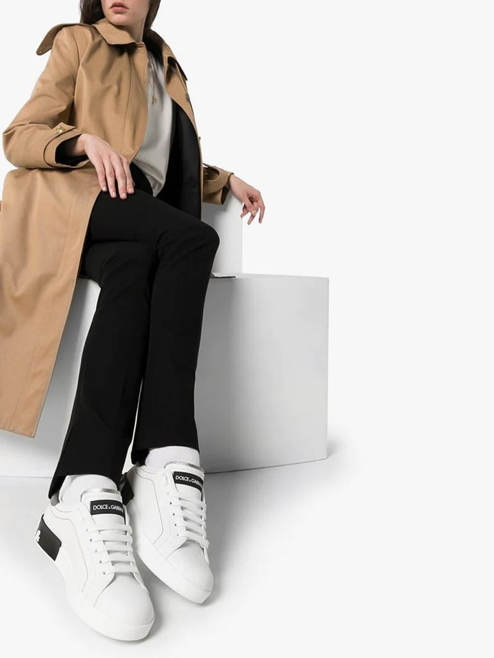DOLCE &amp; GABBANA PORTOFINO LOW TOP SNEAKERS