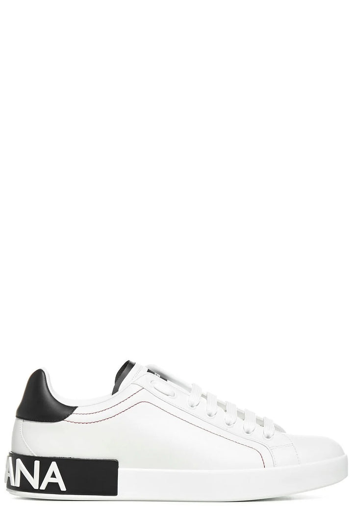 DOLCE &amp; GABBANA PORTOFINO LOW TOP SNEAKERS