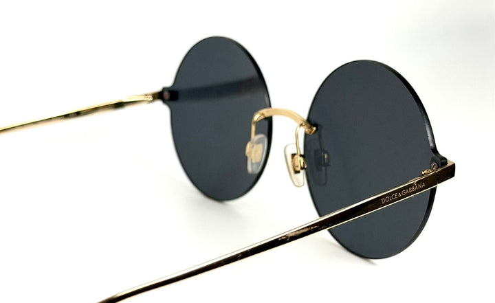 DOLCE &amp; GABBANA DG 2228 02 ROUND POLKA DOT SUNGLASSES