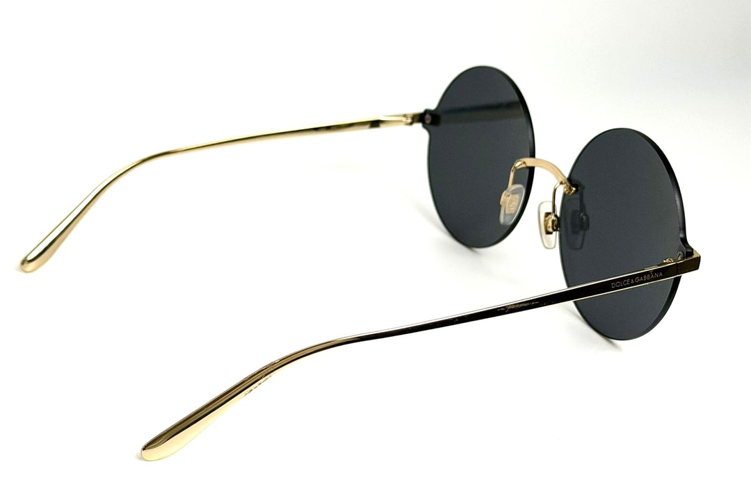 DOLCE &amp; GABBANA DG 2228 02 ROUND POLKA DOT SUNGLASSES