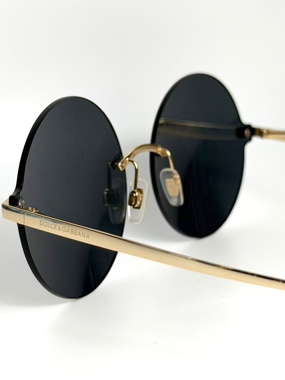 DOLCE &amp; GABBANA DG 2228 02 ROUND POLKA DOT SUNGLASSES