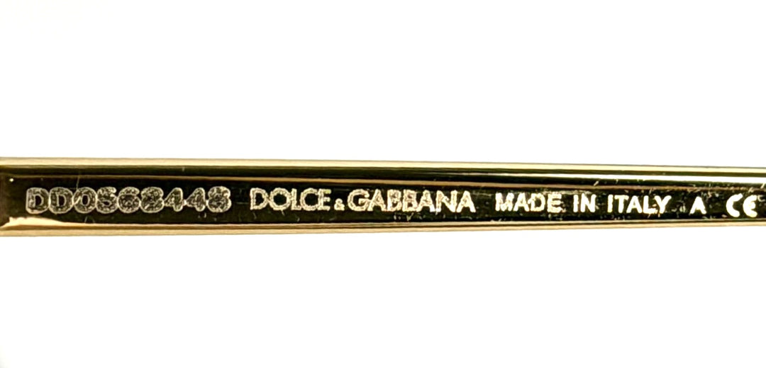 DOLCE &amp; GABBANA DG 2228 02 ROUND POLKA DOT SUNGLASSES