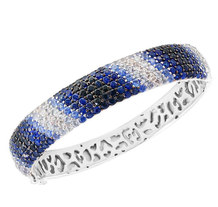 EFFY SAPPHIRE STERLING SILVER BANGLE BRACELET