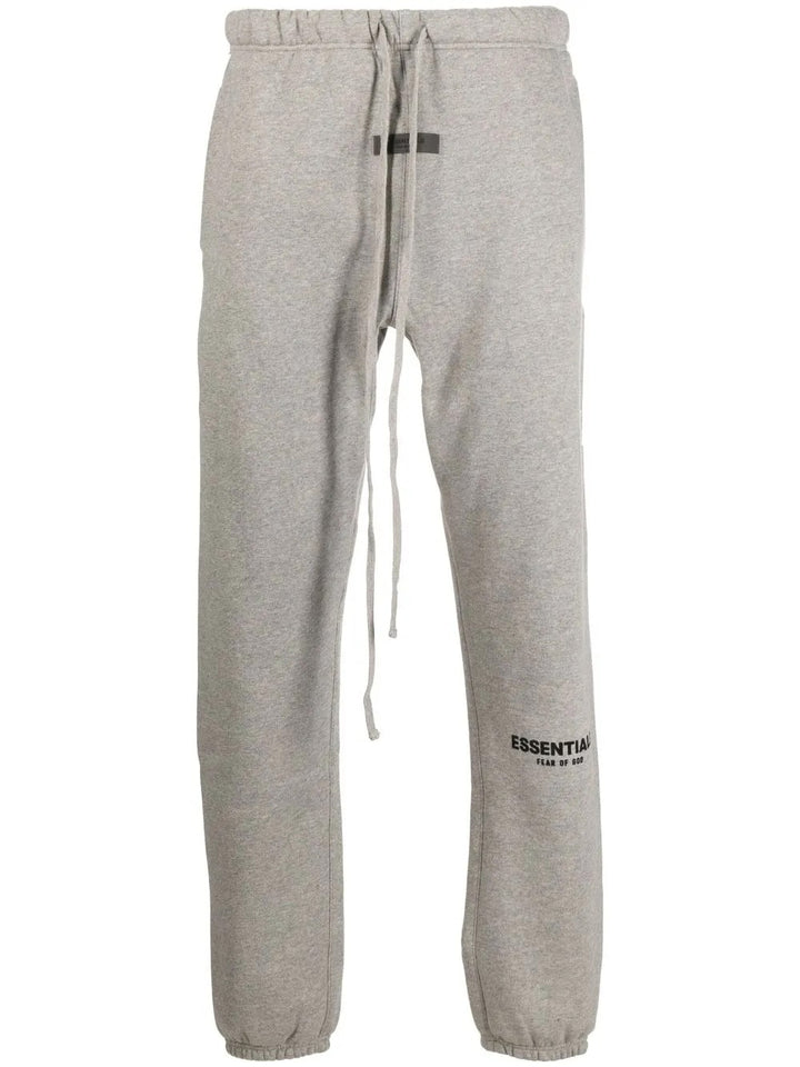 FEAR OF GOD ESSENTIALS LOGO PRINT TARACK PANTS