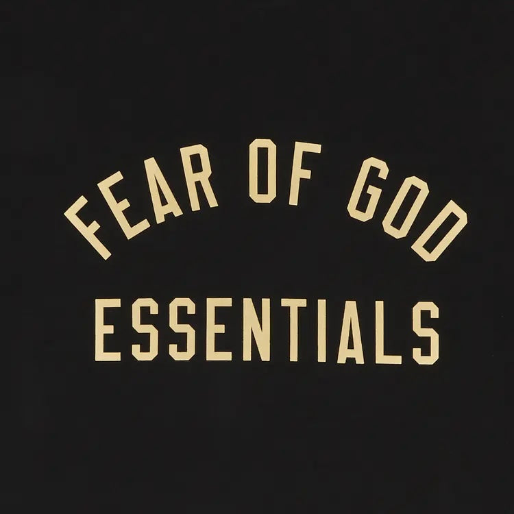 FEAR OF GOD ESSENTIALS LOGO PRINT TARACK PANTS