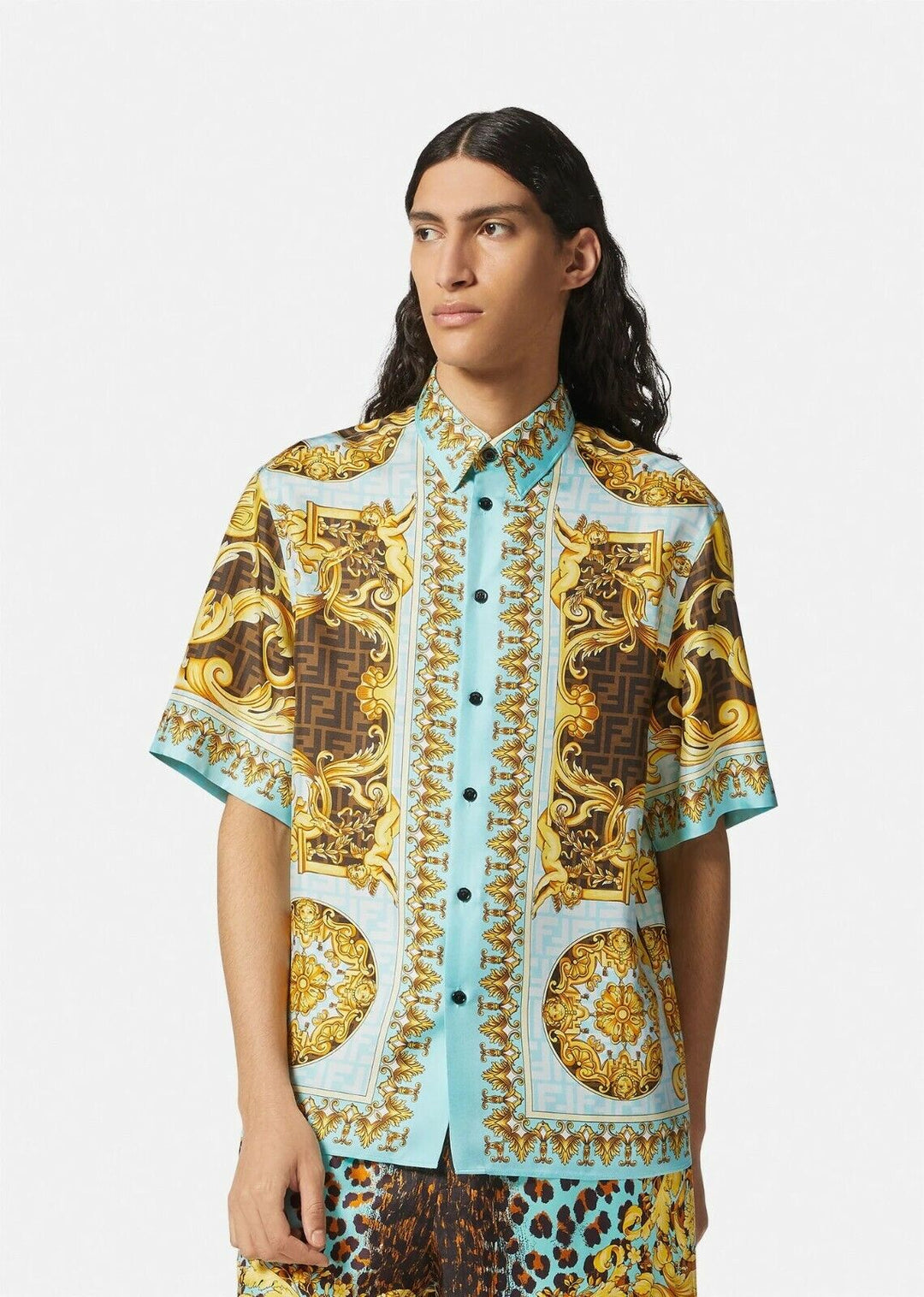 FENDACE WILD BAROQUE SILK MEN&