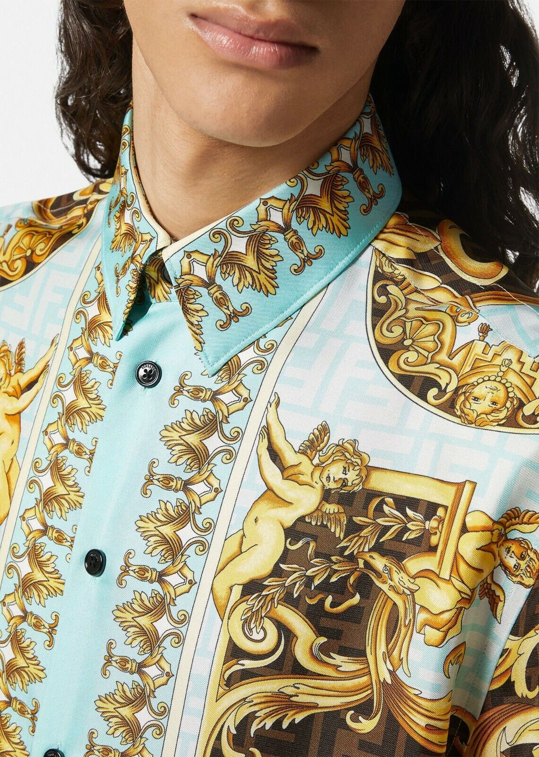 FENDACE WILD BAROQUE SILK MEN&