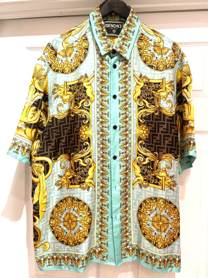 FENDACE WILD BAROQUE SILK MEN&