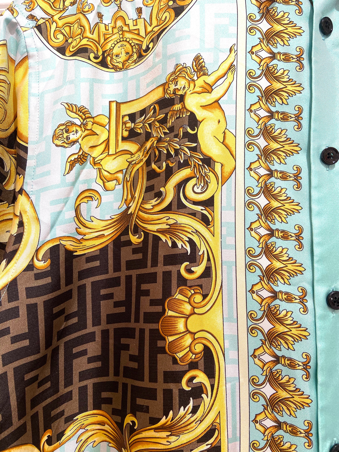 FENDACE WILD BAROQUE SILK MEN&