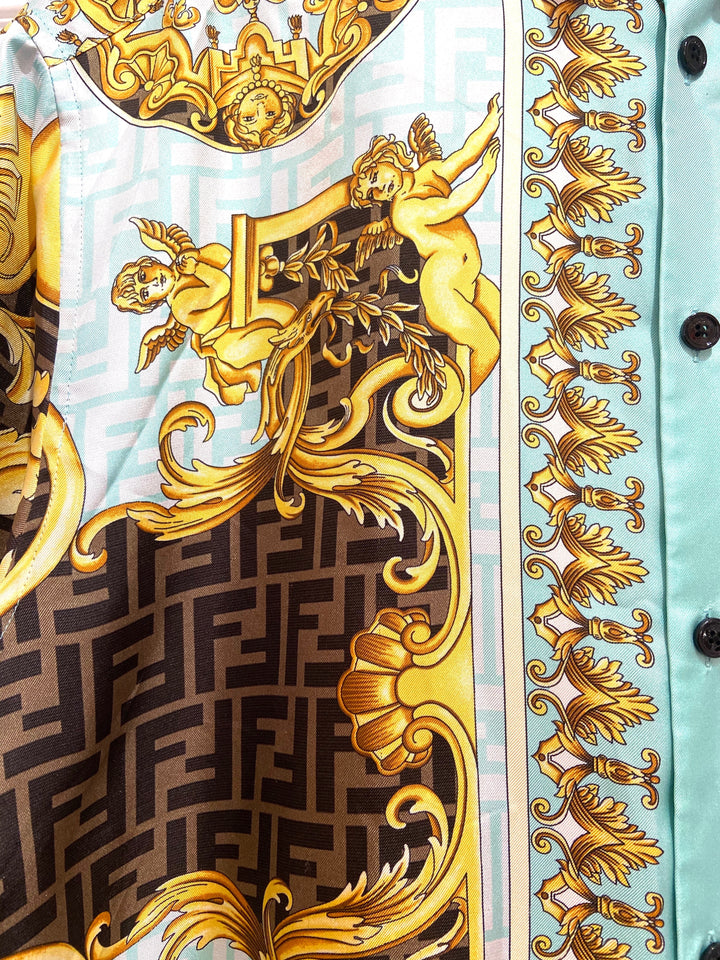 FENDACE WILD BAROQUE SILK MEN&
