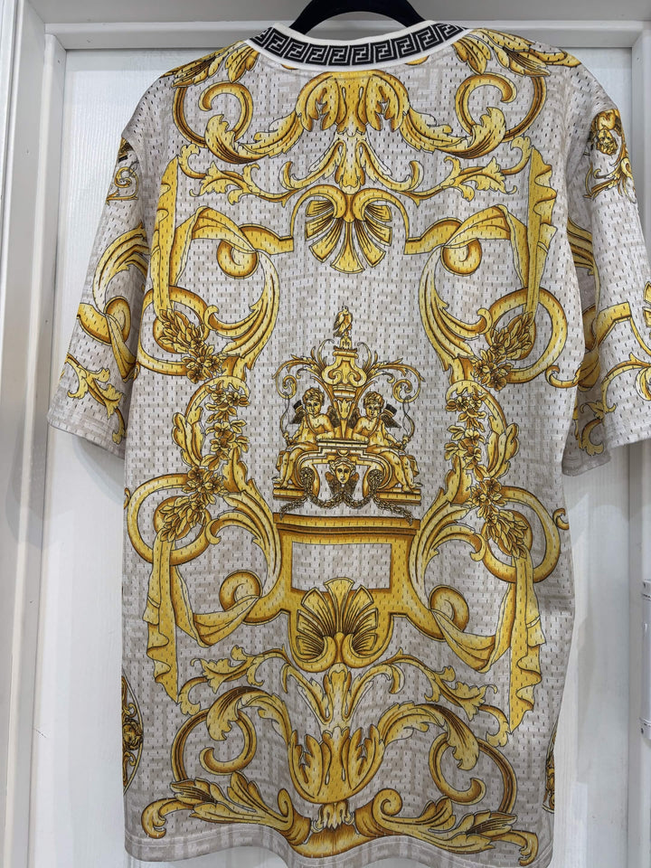 FENDACE BAROQUE PRINTED PERFORATED MEN&