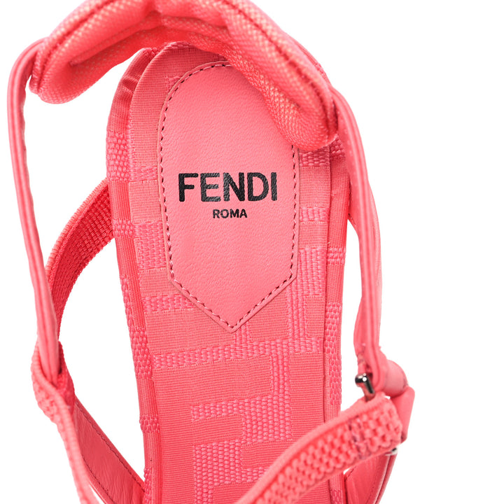 FENDI COLIBRÌ FF LOGO POINTED-TOE SLINGBACK PUMPS