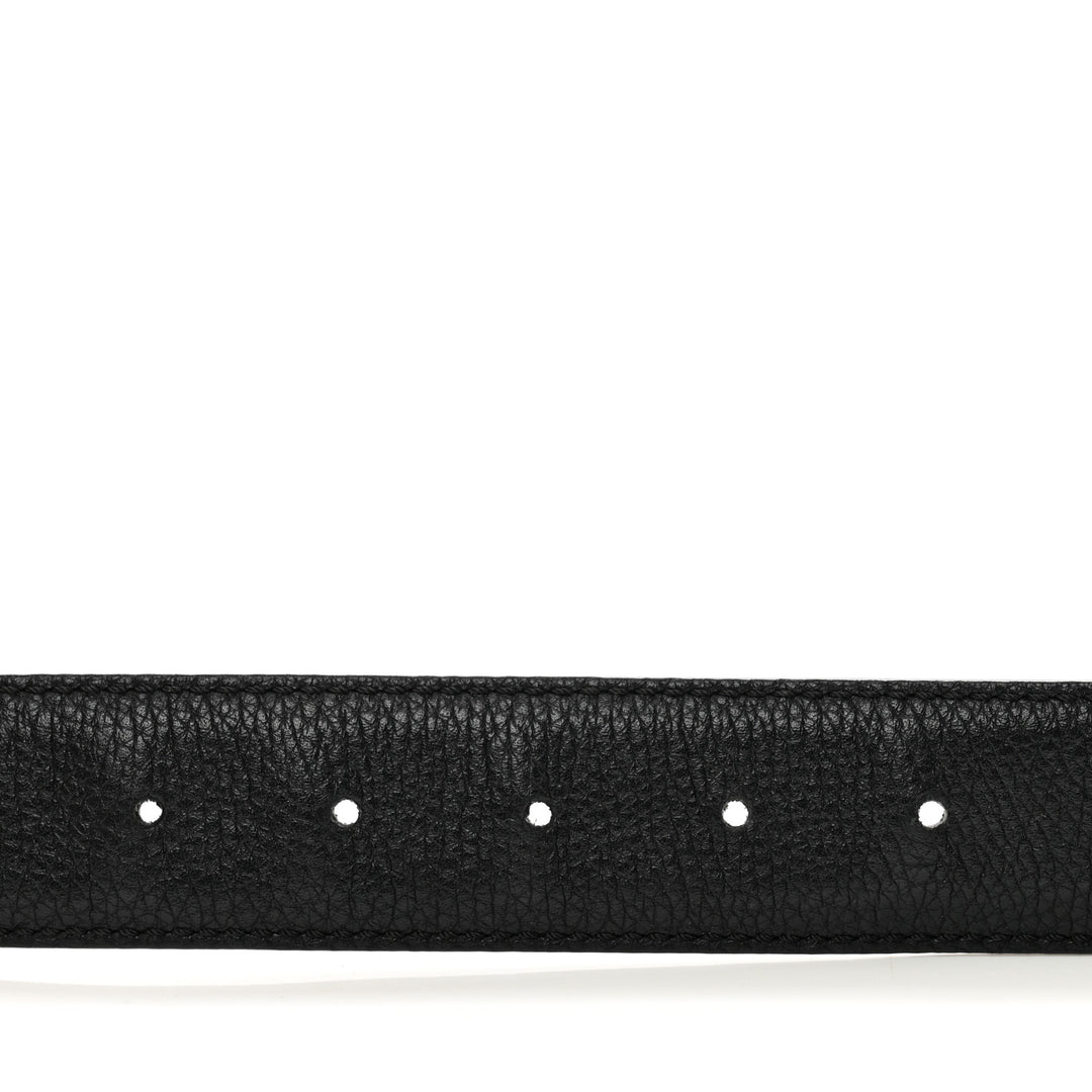 FENDI CUOIO ROMANO FF BUCKLE LEATHER BELT