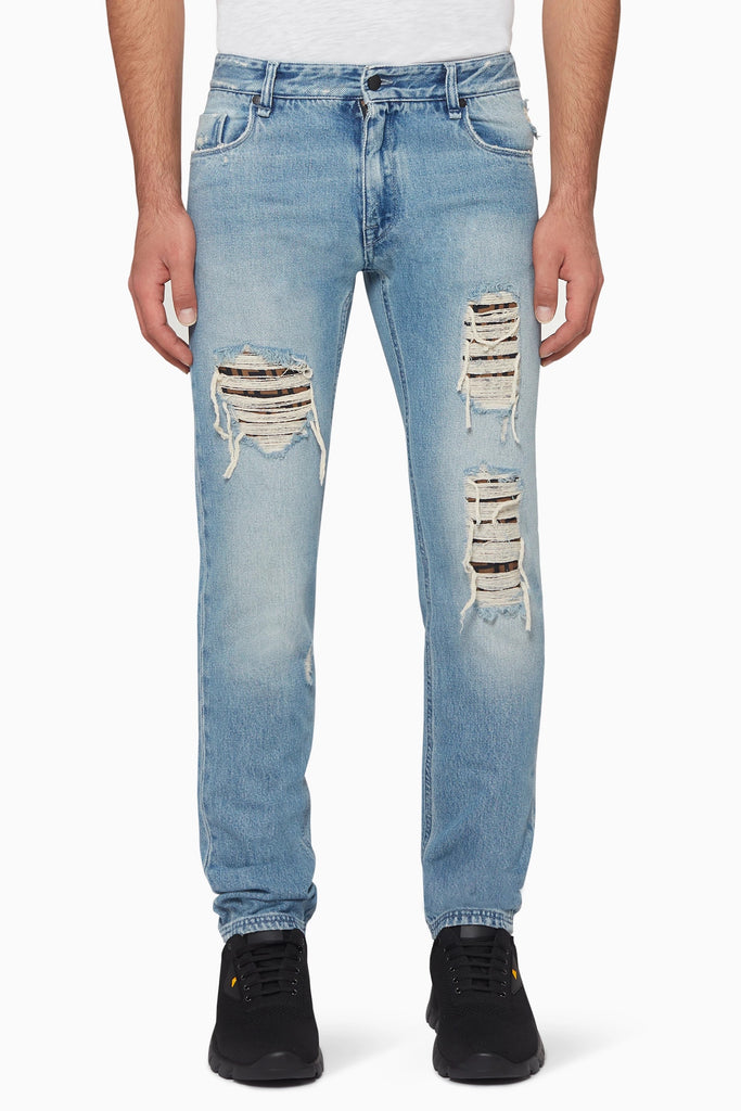 FENDI DISTRESSED FF LOGO JEANS – Caroline's Fashion Luxuries