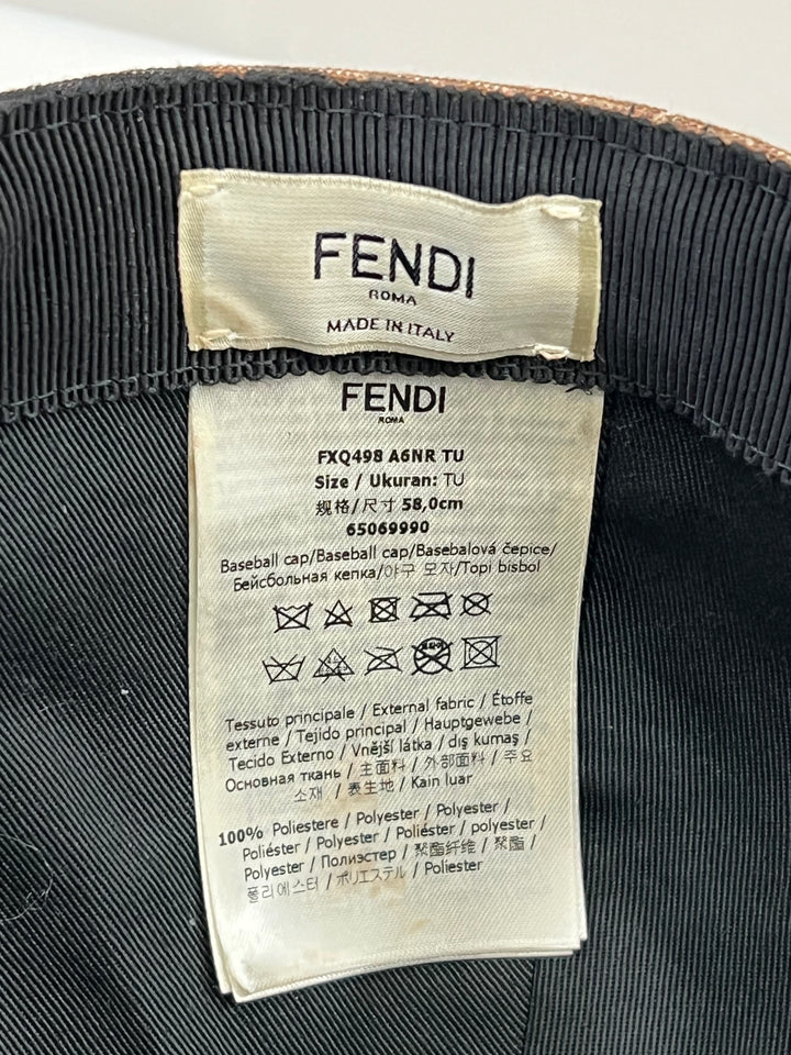 FENDI FF LOGO BASEBALL HAT