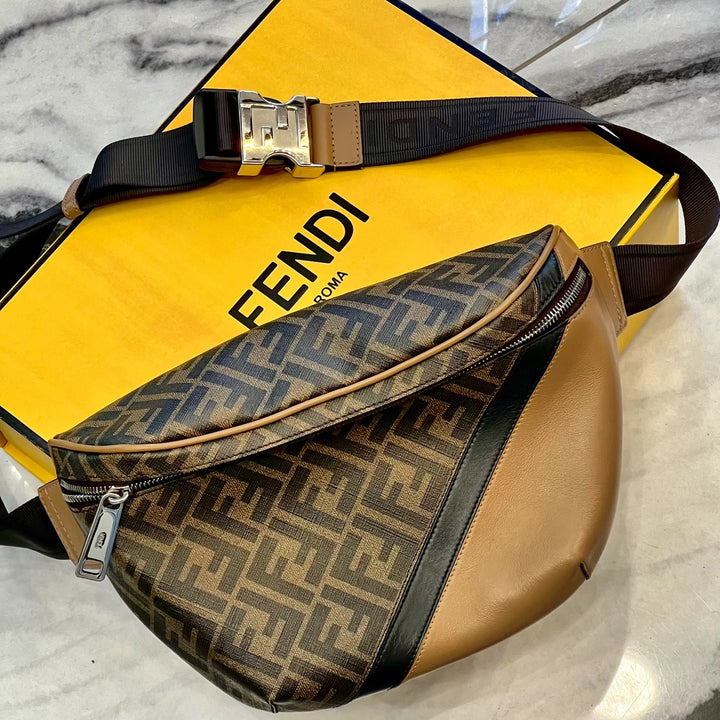 FENDI FF DIAGONAL BELT BAG