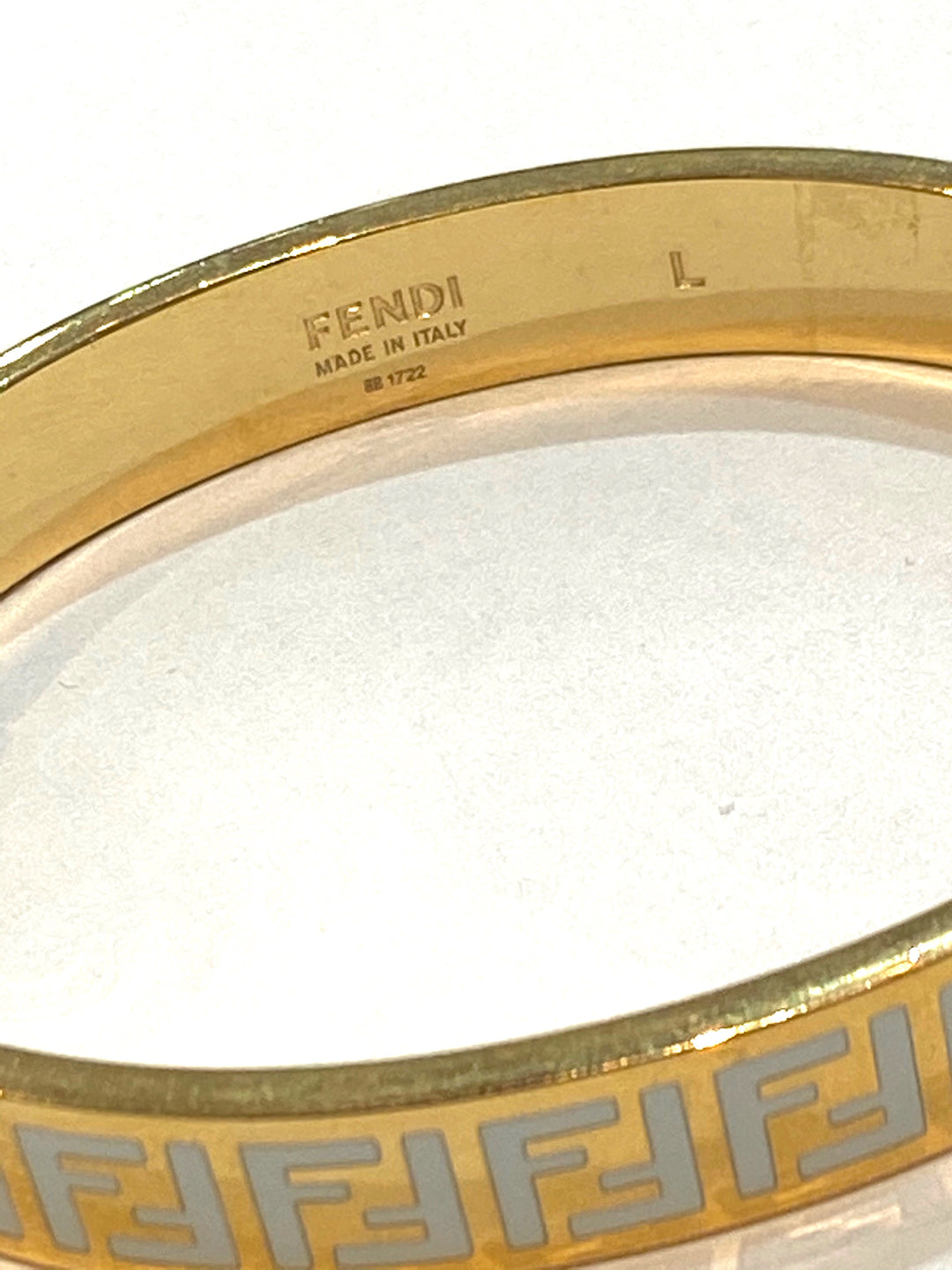 FENDI FF ENAMEL LOGO FOREVER BRACELET – Caroline's Fashion Luxuries