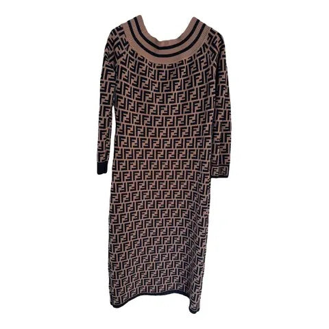 fendi dress off shoulder Fendi Off-shoulder jersey minidress Fendi