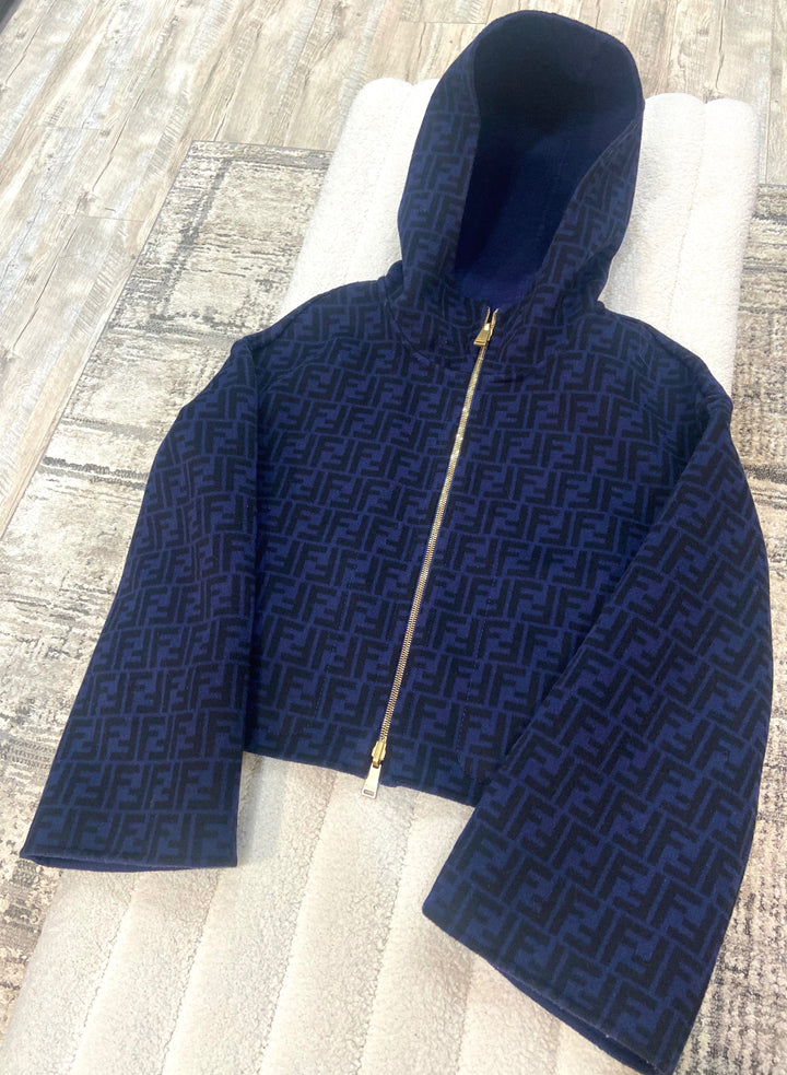 FENDI FF WOOL REVERSIBLE JACKET