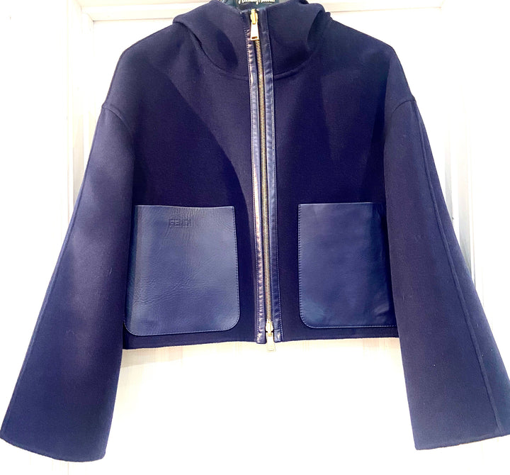 FENDI FF WOOL REVERSIBLE JACKET