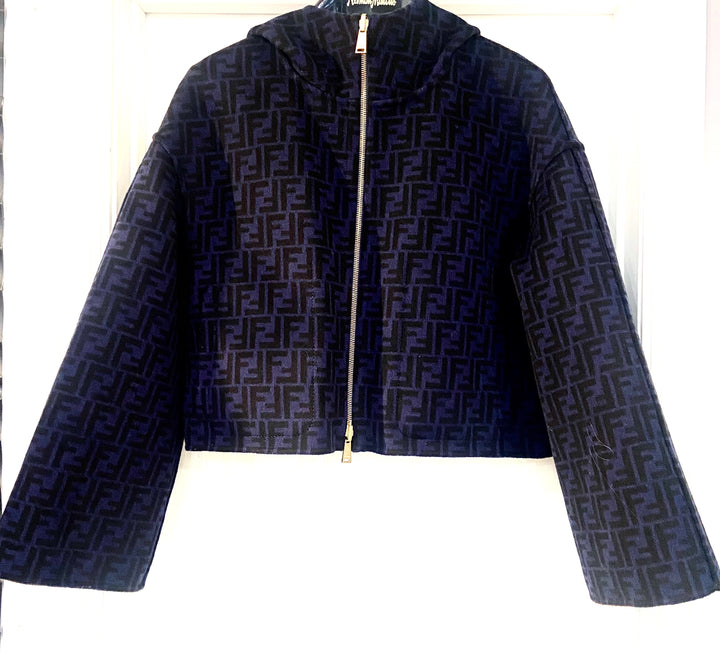 FENDI FF WOOL REVERSIBLE JACKET