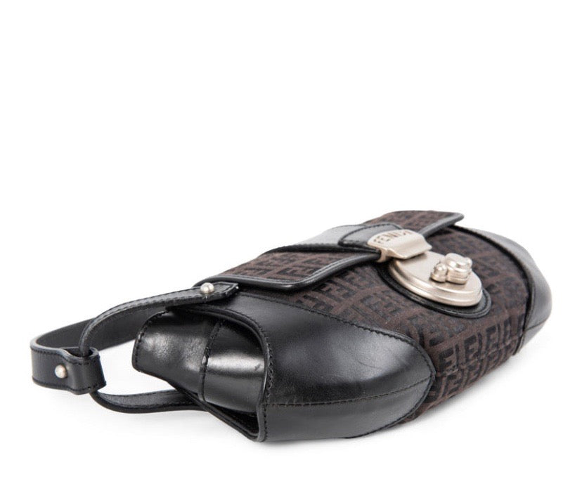 FENDI FF ZUCCHINO COMPLIATION SHOULDER BAG