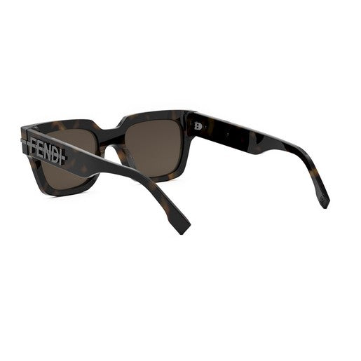 FENDI FENDIGRAPHY FE40078I 52E TORTOISESHELL ACETATE SUNGLASSES